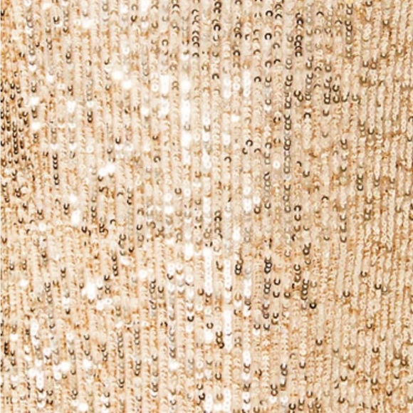 Lilly Pulitzer Gold Long Sleeve Dress Zelda romper dress holiday  dress sz 12 - Picture 5 of 9